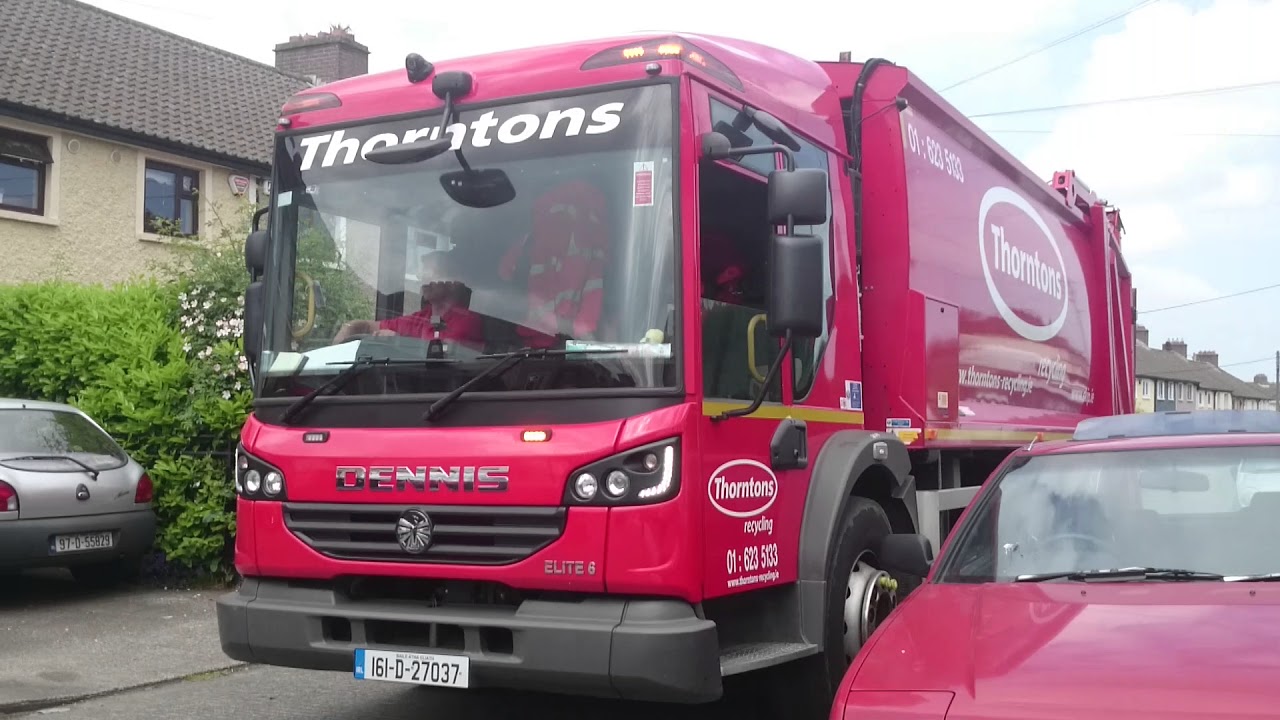 Thorntons Recycling collecting brown bins YouTube