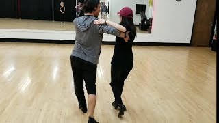 Beginner Bronze Samba class: Whisk, Criss cross botofogos, and reverse turn