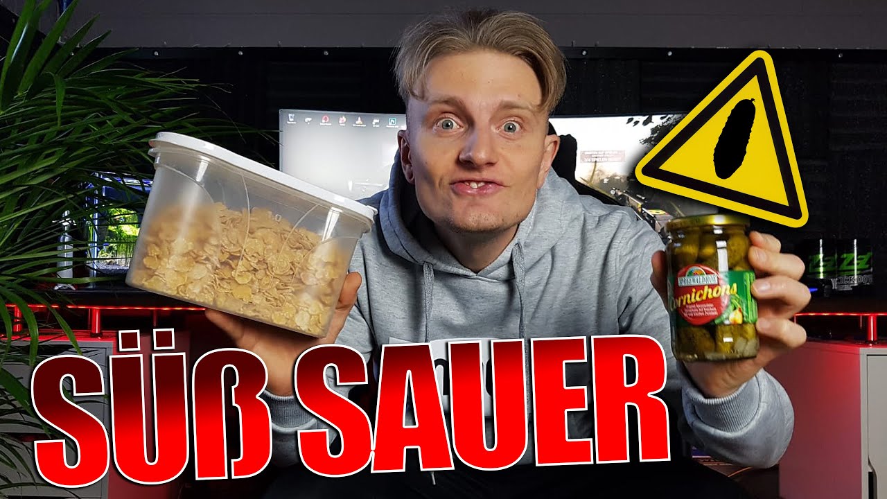 Cornflakes + Saure Gurke 🥒(Gurkenwasser) + Milch 🍼 essen | ShitBrain68