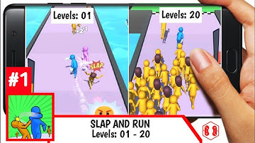 🔺1. SLAP AND RUN - walkthrough (levels 01-20) game ios & android | DroidGame id