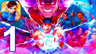 Street Fighter: Duel  Gameplay Walkthrough Part 1 Tutorial (iOS, Android)
