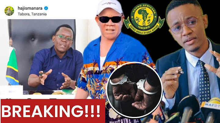 HAJI MANARA AINGILIA KATI UGOMVI WA ALLY KAMWE NA MKUU WA MKOA WA TABORA