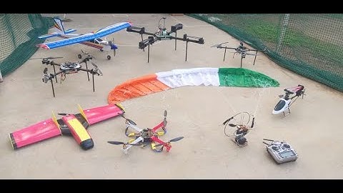 home made multi rotors paramotor  heli   agriculture drone  ardupilot  dji pixhawk  nitro   engine