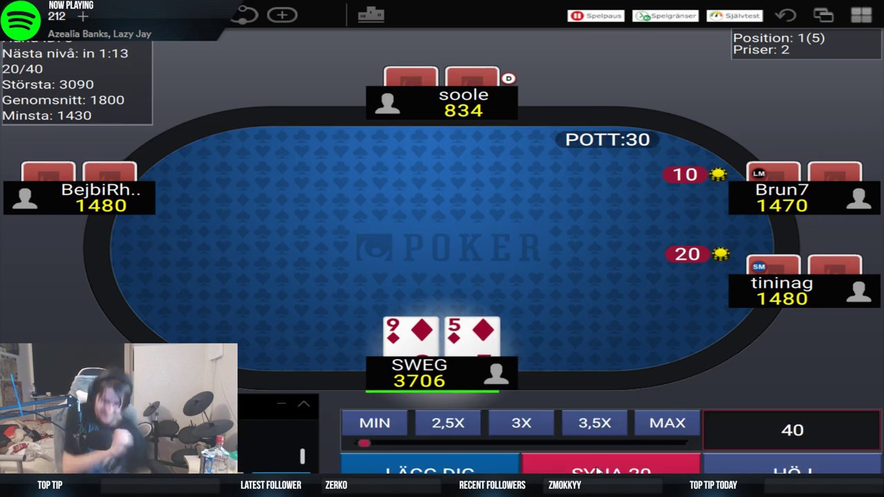 Klipp av tittare: swegamer hustlar någon, inte så haha, mest leskigt med leskig dans