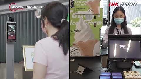 VISKOU - (DS-K1TA70MI-T) - Facial Recognition Access Control with Fever Screening & Attendance