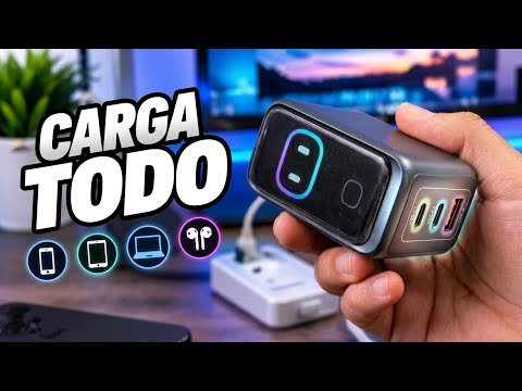 ¡Este CARGADOR tiene PANTALLA y 100W! 😱 Miccell GaN Smart Display