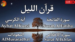 قران الليل للمساعدة على نوم عميق بسرعة | قران كريم بصوت جميل جدا جدا راحة نفسية لا توصف