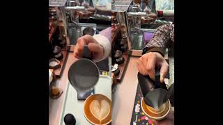 Online students latte art sharing#Coffee#Online teaching#Coffee training#Coffee