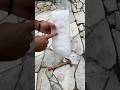 ¡Nunca imaginaste que el agua y el algodón podrían crear este tipo de hielo!