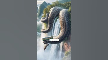 AI Nature Exploration | Amazing Scenery | Giant Python😲 #shorts #trending #wow