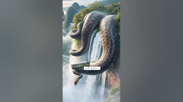 AI Nature Exploration | Amazing Scenery | Giant Python😲 #shorts #trending #wow