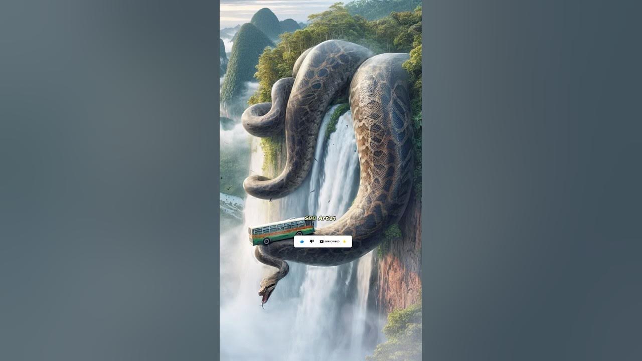 AI Nature Exploration | Amazing Scenery | Giant Python😲 #shorts # ...