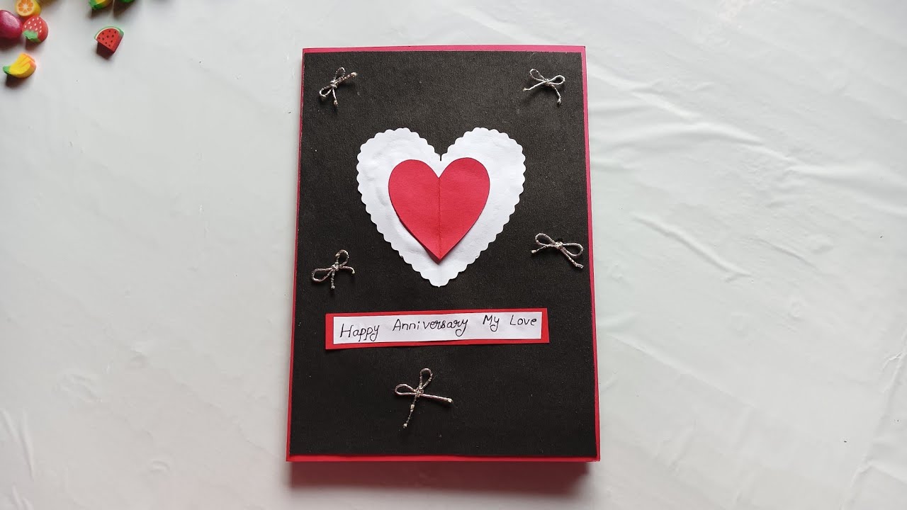 Beautiful Greeting Card for Anniversary / Anniversary Greeting Card / Anniversary Card Ideas 