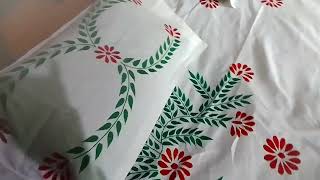 New Lati Design Bedsheet Hand Work Lati Bed Set Design