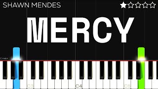 Shawn Mendes - Mercy | EASY Piano Tutorial