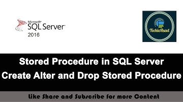 77-Stored Procedure in SQL SERVER | Create Alter Drop Stored Procedure with Example (Hindi/Urdu)