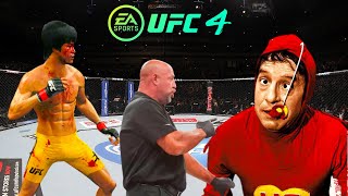 UFC 4 Bruce Lee vs  Chapolin Colorado turma do Chaves UFC 4 EA Sports screenshot 4