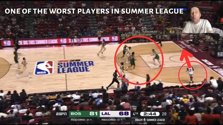 BRONNY JAMES is one of the worst players in summer league