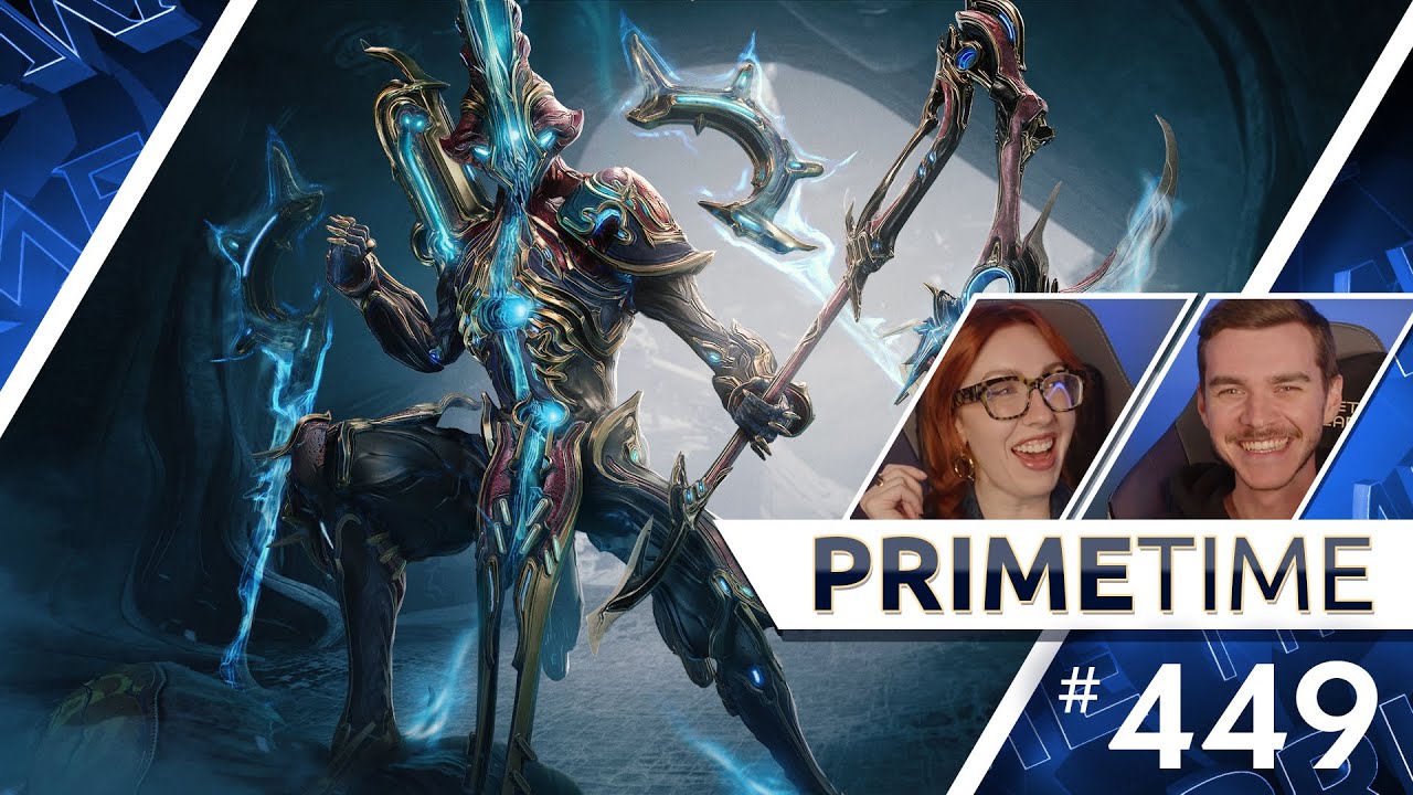 Warframe | Prime Time 449: Caliban Prime Relic Farming + New Stream Intro Animation!