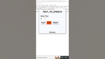python project for beginners with gui using Python | convert text to speech | gtts #shorts #python