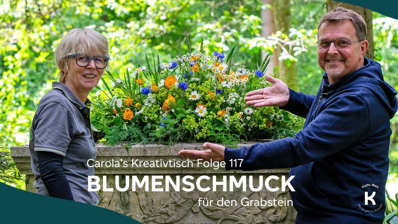 Blumenschmuck für den Grabstein | STEP BY STEP | TUTORIAL | DIY | ANLEITUNG ZUM MITMACHEN | Gesteck