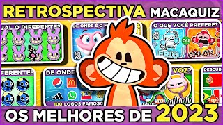 📼 RETROSPECTIVA MACAQUIZ | MARATONA COM O MELHOR DE 2023! O último vídeo do ano! ⬅️ #macaquiz