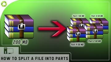 Split A File Into Parts Using WinRAR | HN