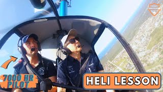 Learning to Fly Helicopters with a Pro | 7000 hr pilot training me