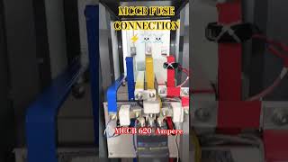 MCCB Fuse Connection ☠️⚡😱 | Installation  | ​MCCB Connection with Proper Wiring | #electrical #panel