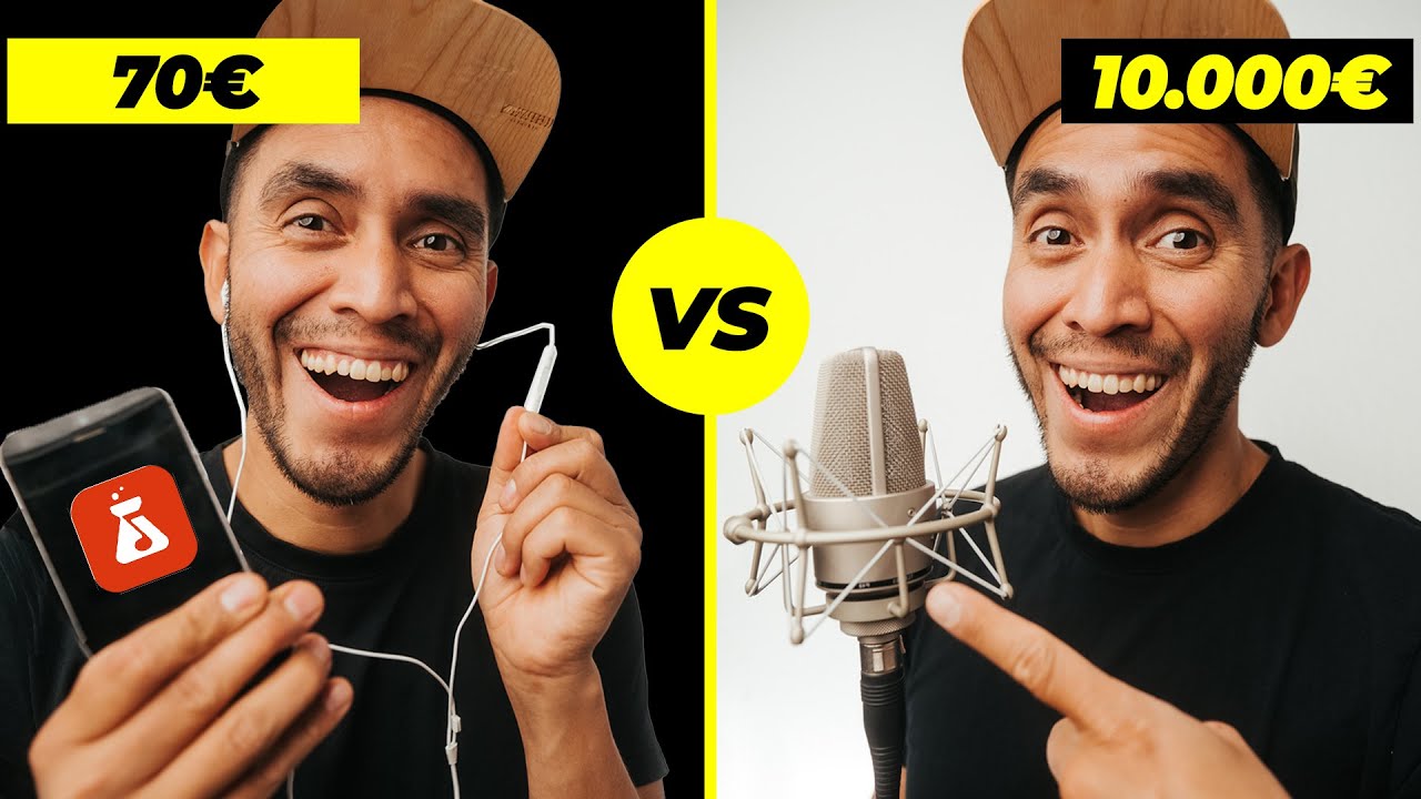 Grabar Voces de RAP en el Celular 🆚 Estudio Profesional - YouTube