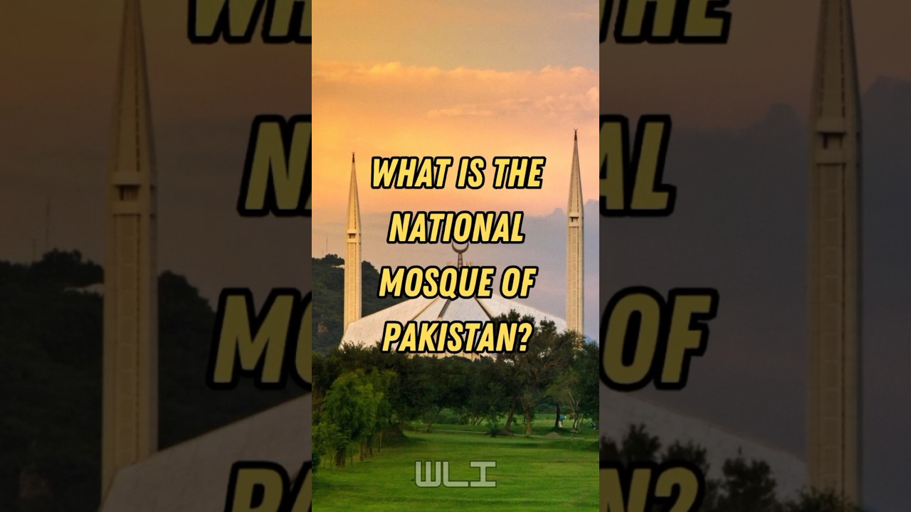 What is the national mosque of Pakistan? 