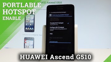 How to Enable Portable Hotspot on HUAWEI Ascend G510 - Share Wi-Fi |HardReset.Info