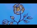 simple template mehndi design Rose🌹 flower easy mehndi design#trendingmehndi design full hand 🌿