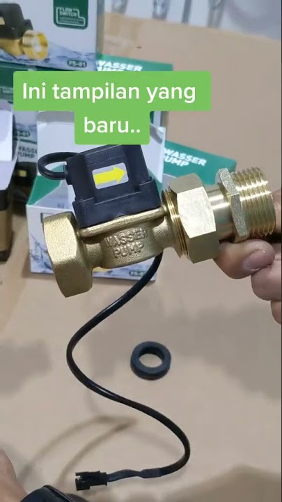 🔴 BEDA BANGET!!! TAMPILAN TERBARU FLOW SWITCH WASSER FS-01 👀
