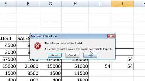09  Ms Excel 2007 Tutorials in Urdu Hindi Part 9 of 27 Data Validation