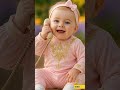 Sweet Animated Baby Calls Parents With Love 
