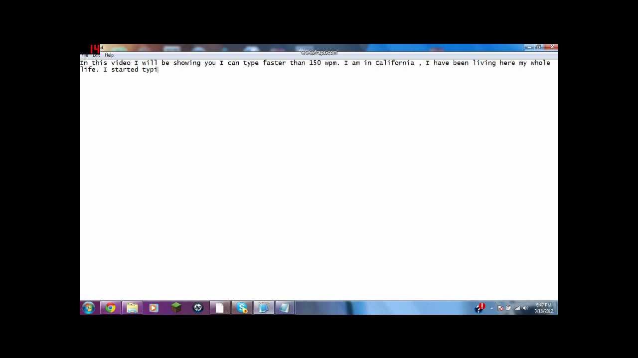 How Many Words I Can Type In A Minute