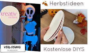 Kostenlose Halloween Dekoideen DEKO 2023 GRATIS Ideen 💡 YES 😉 wir sparen Geld ! 😍🫶