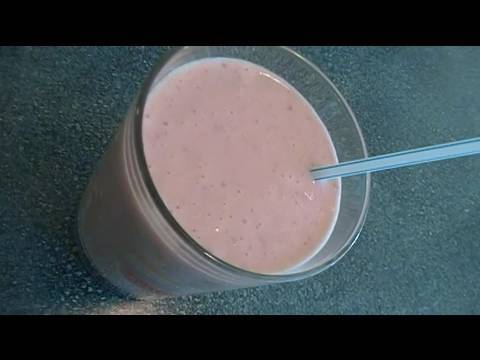 Peanut Butter 'Strawberry' Smoothie