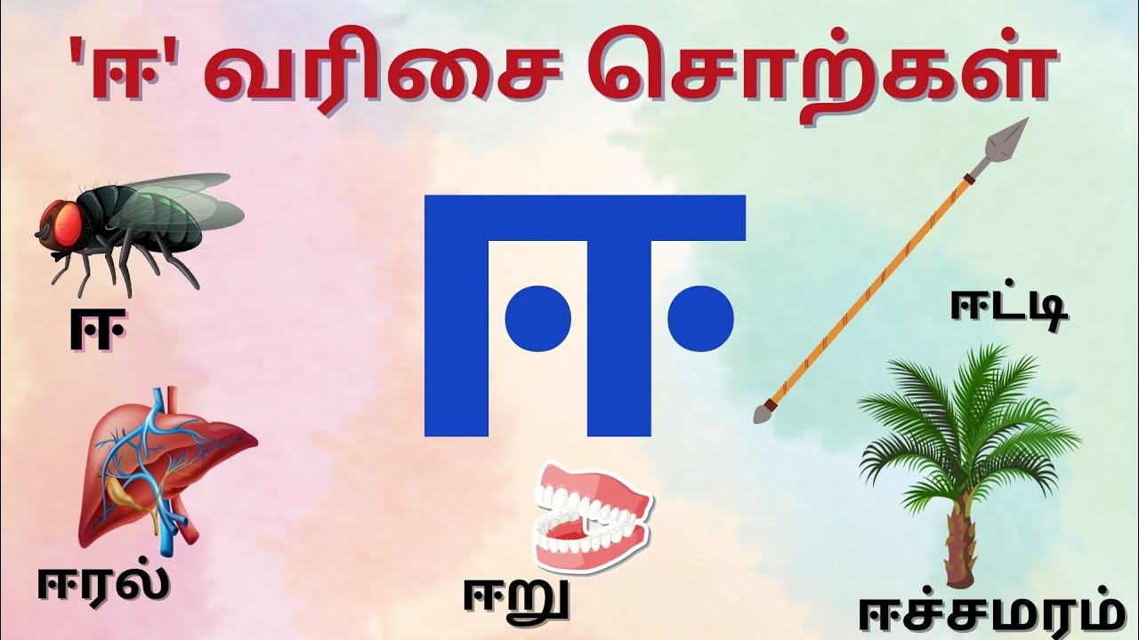 Tamil Alphabets for play school | Tamil Alphabet Lesson | Tamil ...