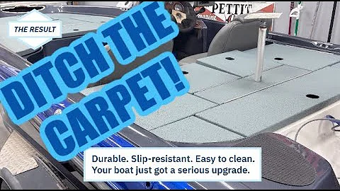 How-To replace boat carpet with Tuff Coat