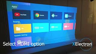 XElectron C9 Android Projector Picture Settings