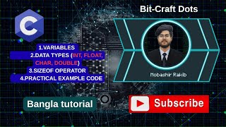 C Programming 🔥Variables, Data Types & sizeof Operator Explained in Bangla | C Language Tutorial