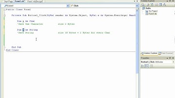6-4- متغيرات الحروف والجمل vb.net , الصقر www.arba7ak.com