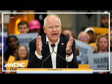 Tim Walz, Bill Clinton to hold rally on 1st day of early voting in NC ...