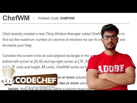 ChefWM (Solution): CodeChef Starters 21 Division 2 (Rated)