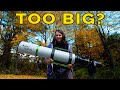 Can a telescope be too big?