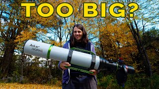 Can a telescope be too big?