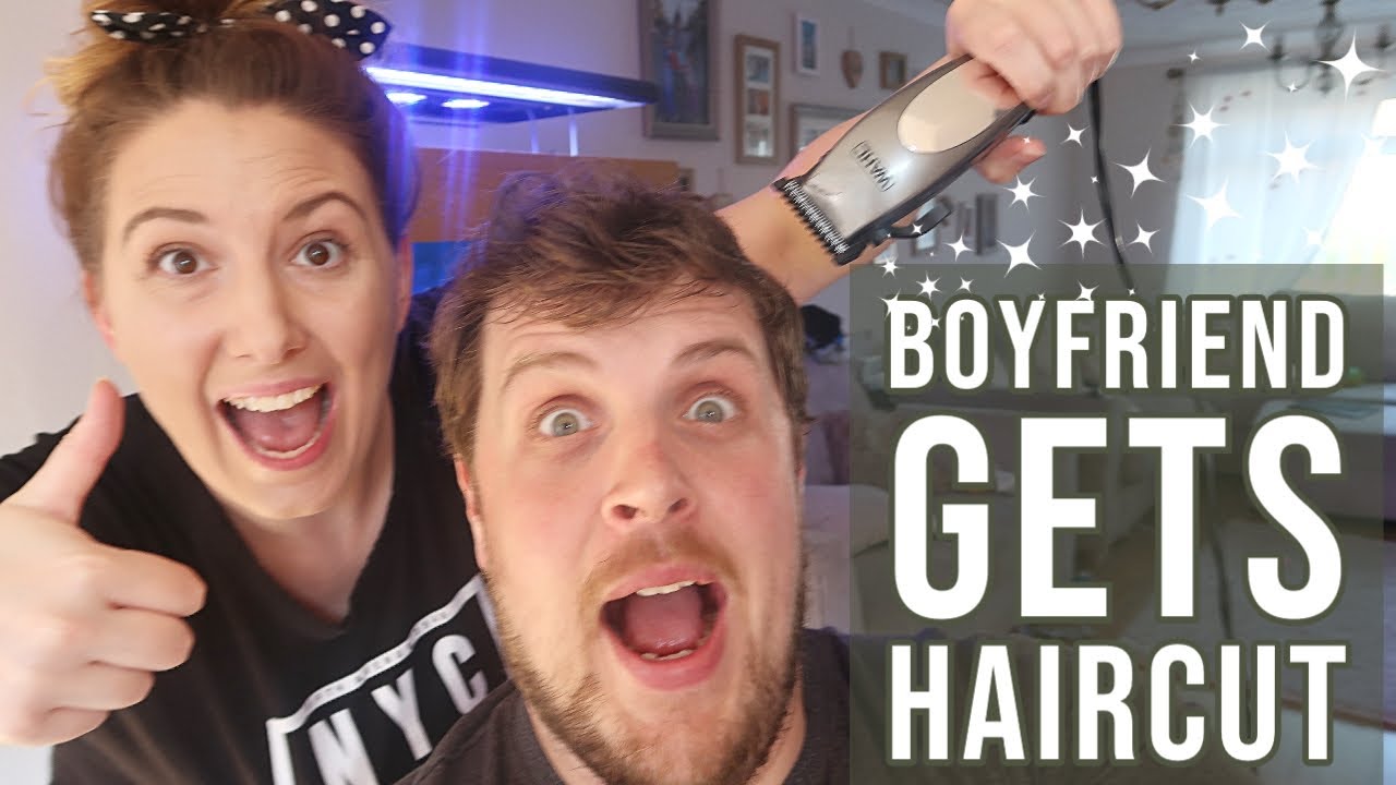CUTTING MY BOYFRIENDS HAIR | YIKES | 2020 | Rachs Adventures 