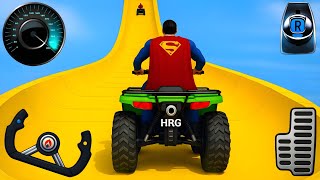 Crazy Quad Bike Mega Ramp Impossible Racing - Quad Bike Stunt Tracks - Android Gameplay #6 screenshot 3